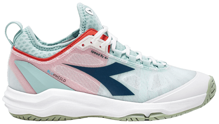 Diadora Wmns Speed Blushield Fly 4 Clay White Surf Spray