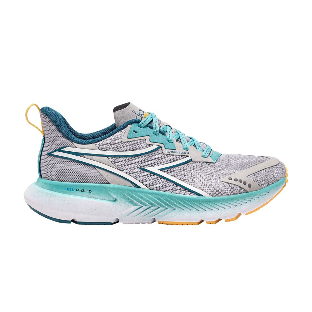 Diadora Wmns Mythos Blushield Volo 4 'Silver Dusty Turquoise' | Grey | Women's Size 8 - 101-180251-D0897