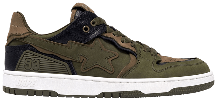 BAPE Wmns Sk8 Sta 6 Olive Drab