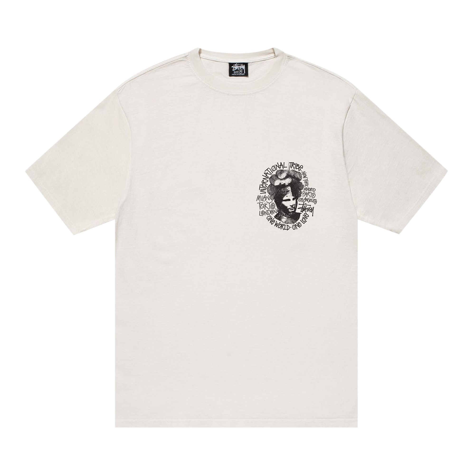 Pre-owned Stussy Camelot Tee 'natural' In Cream