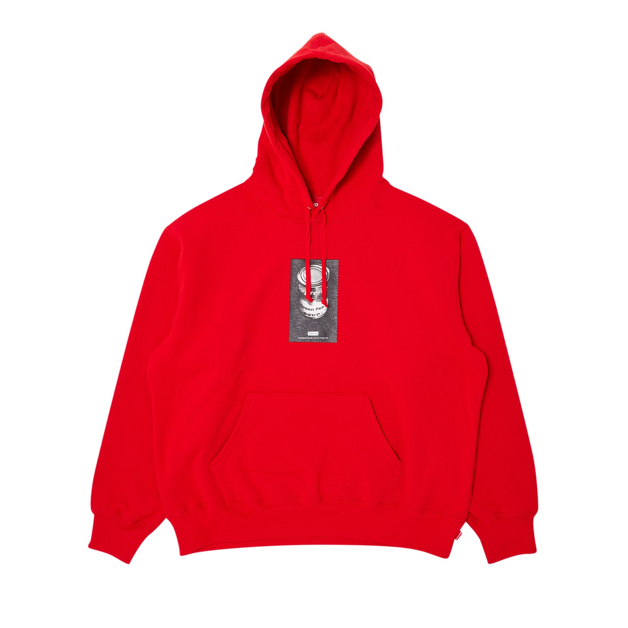 Pre-owned Supreme Soup Can Hooded Sweatshirt 'red' | Men's Size L