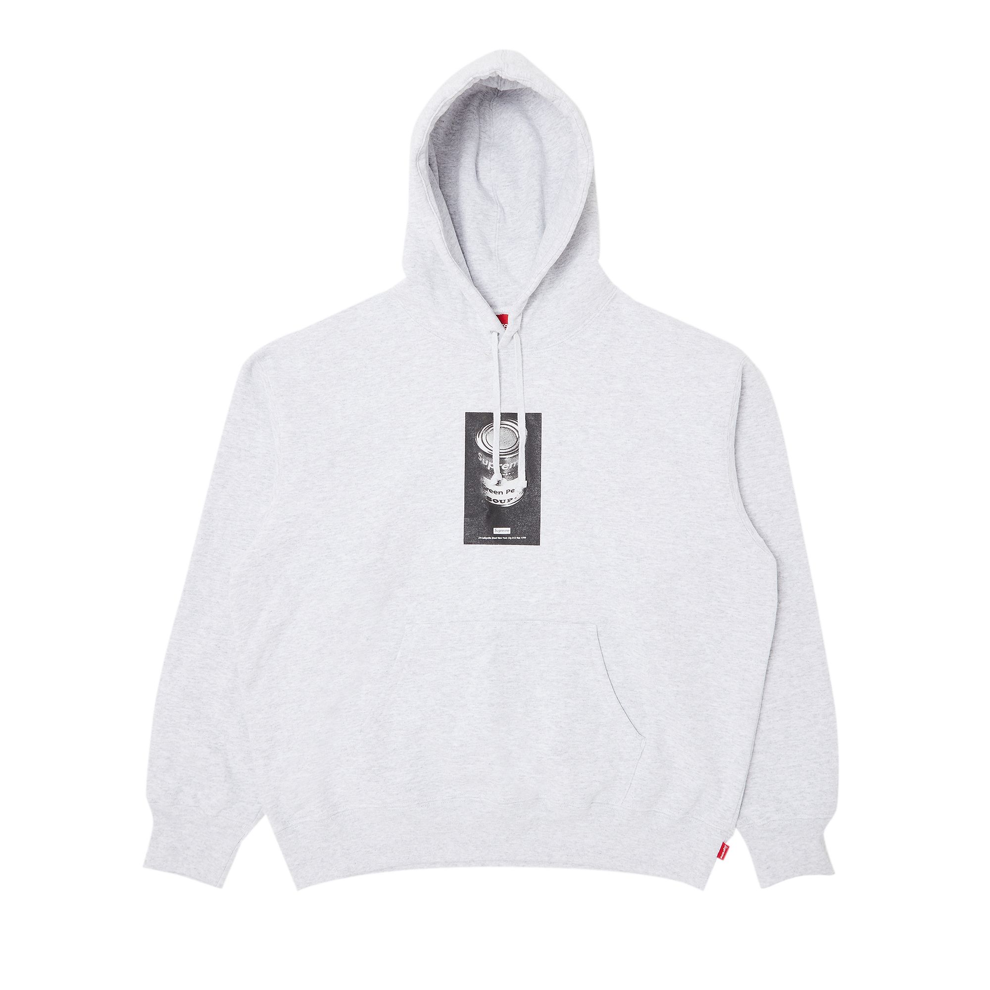 Pre-owned Supreme Soup Can Hooded Sweatshirt 'ash Grey' | Men's Size Xl