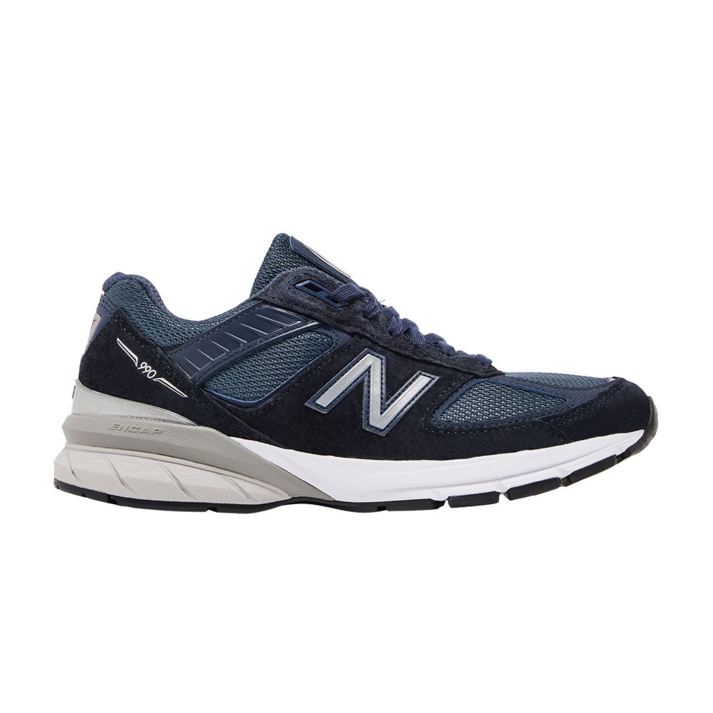 New Balance Wmns 990v5 Made in USA 'Navy Silver' | Blue | Women's Size 7.5