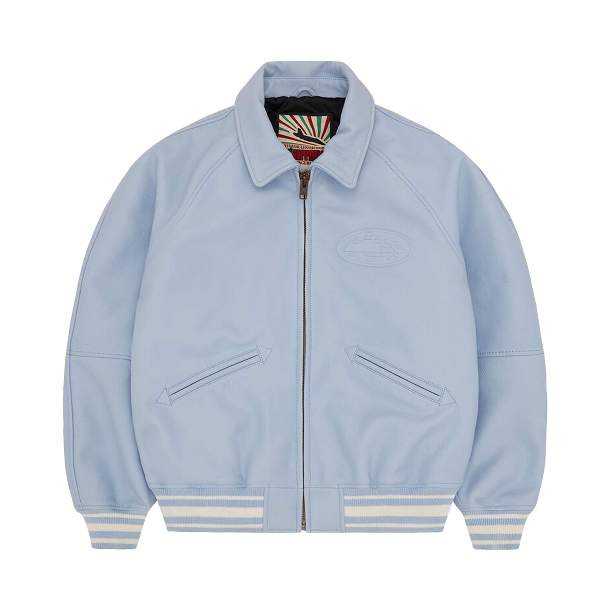 Pre-owned Corteiz Da Skydive Jacket 'baby Blue' | Men's Size L