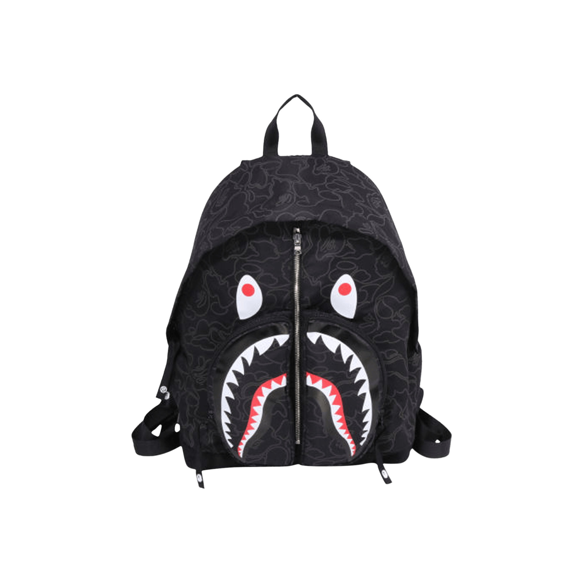 BAPE Check Daypack Backpack Red