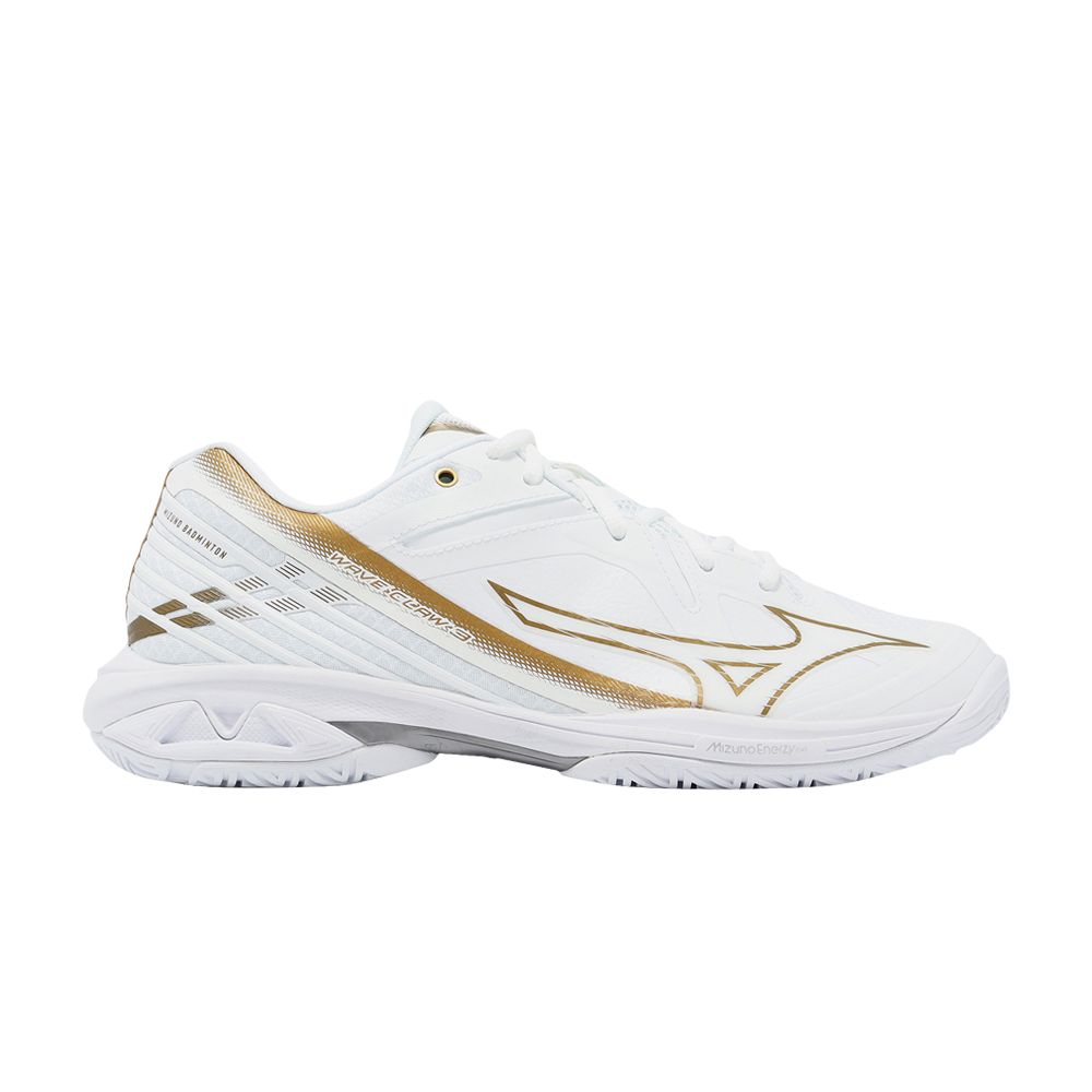 Pre-owned Mizuno Wave Claw 3 Wide 'white Gold'