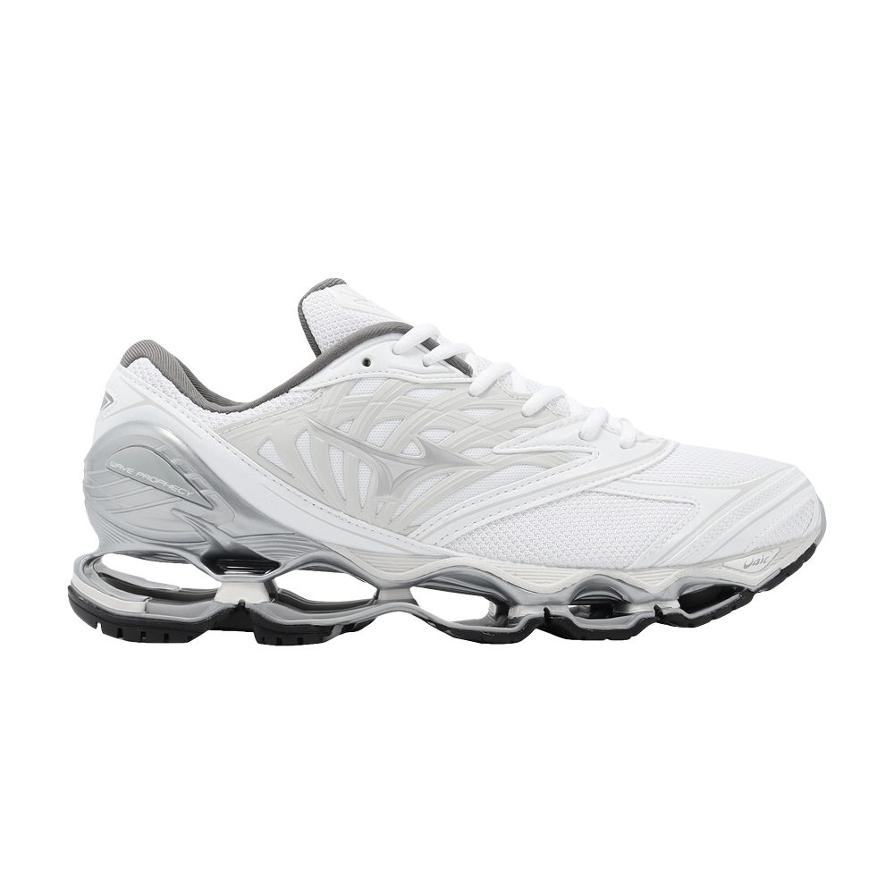 Pre-owned Mizuno Wave Prophecy Ls 'white Silver Harbor Mist '