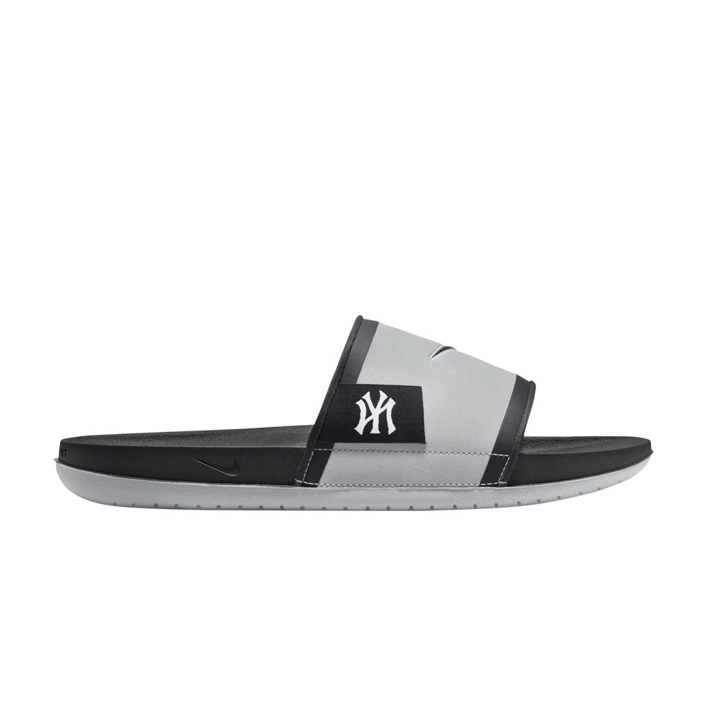 Pre-owned Nike Mlb X Offcourt Slide 'new York Yankees 2024' In Grey