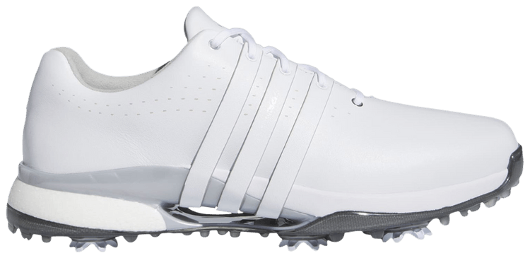 Adidas Tour 360 24 Golf White Silver Metallic