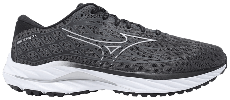 Mizuno Wave Inspire 20 2E Wide Ebony White Black