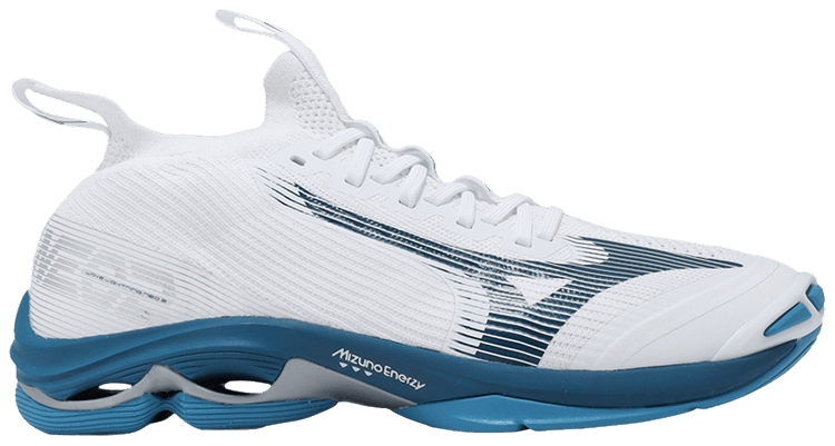 Mizuno Wave Lightning Neo 2 White Sailor Blue