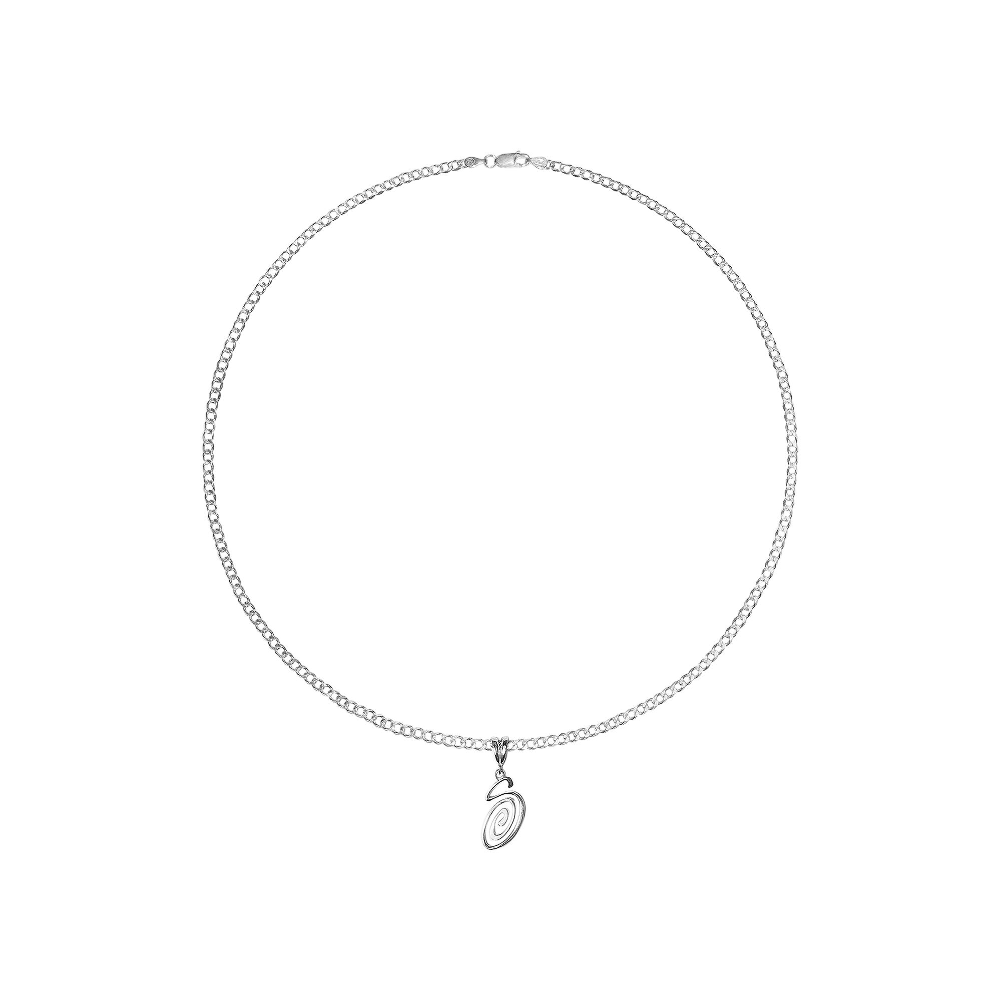 Stussy Swirly S Chain 'Silver' | Men's Size Onesize