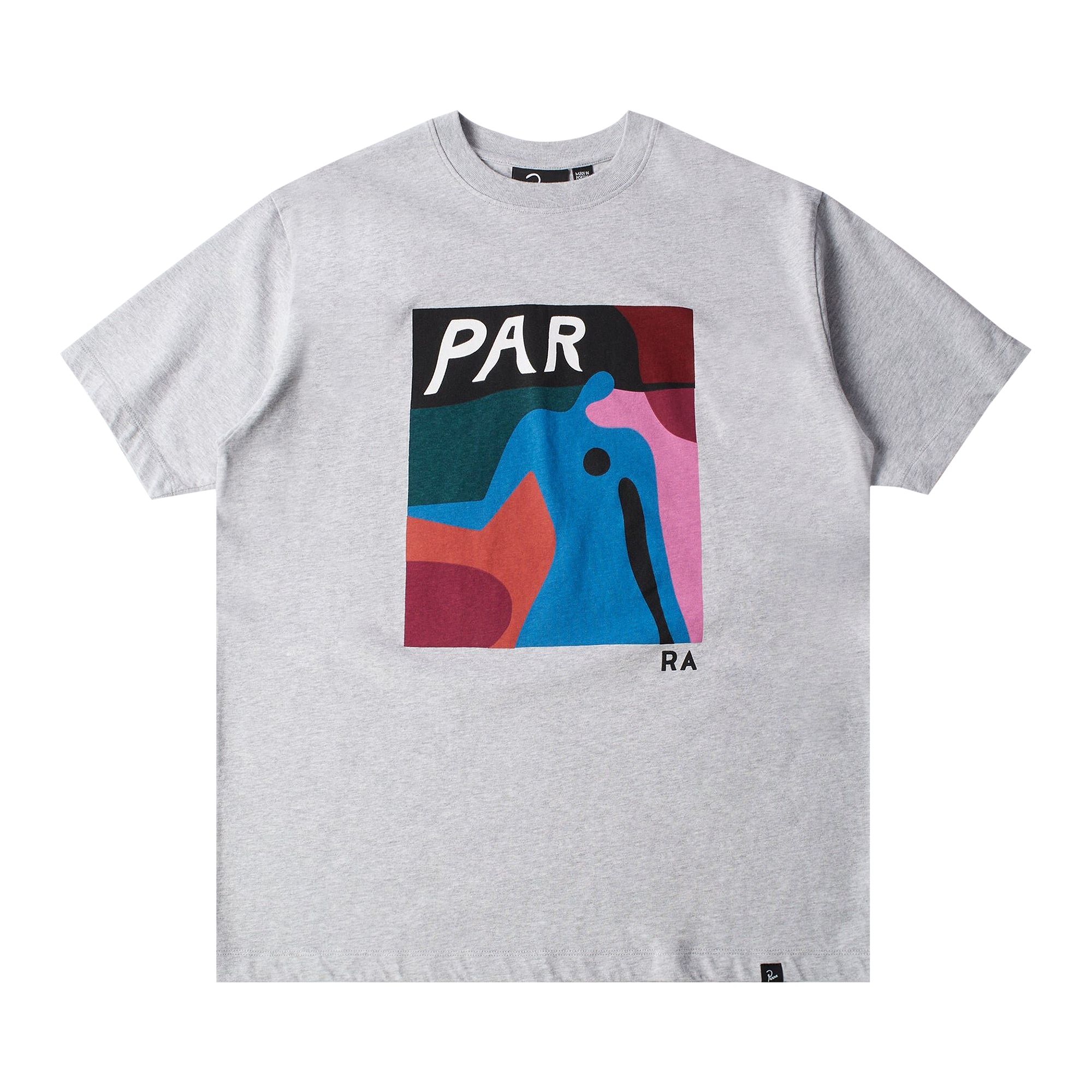 Pre-owned Parra Ghost Caves T-shirt 'heather Grey'