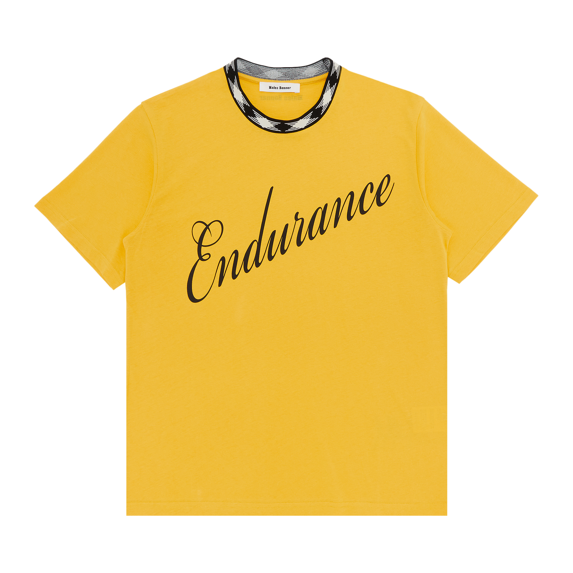 Pre-owned Wales Bonner Endurance T-shirt 'turmeric' In Yellow