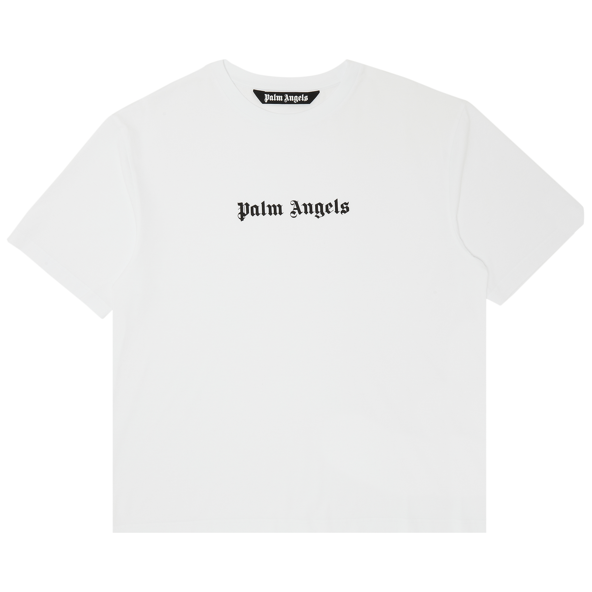 Pre-owned Palm Angels Logo Slim Tee 'white'