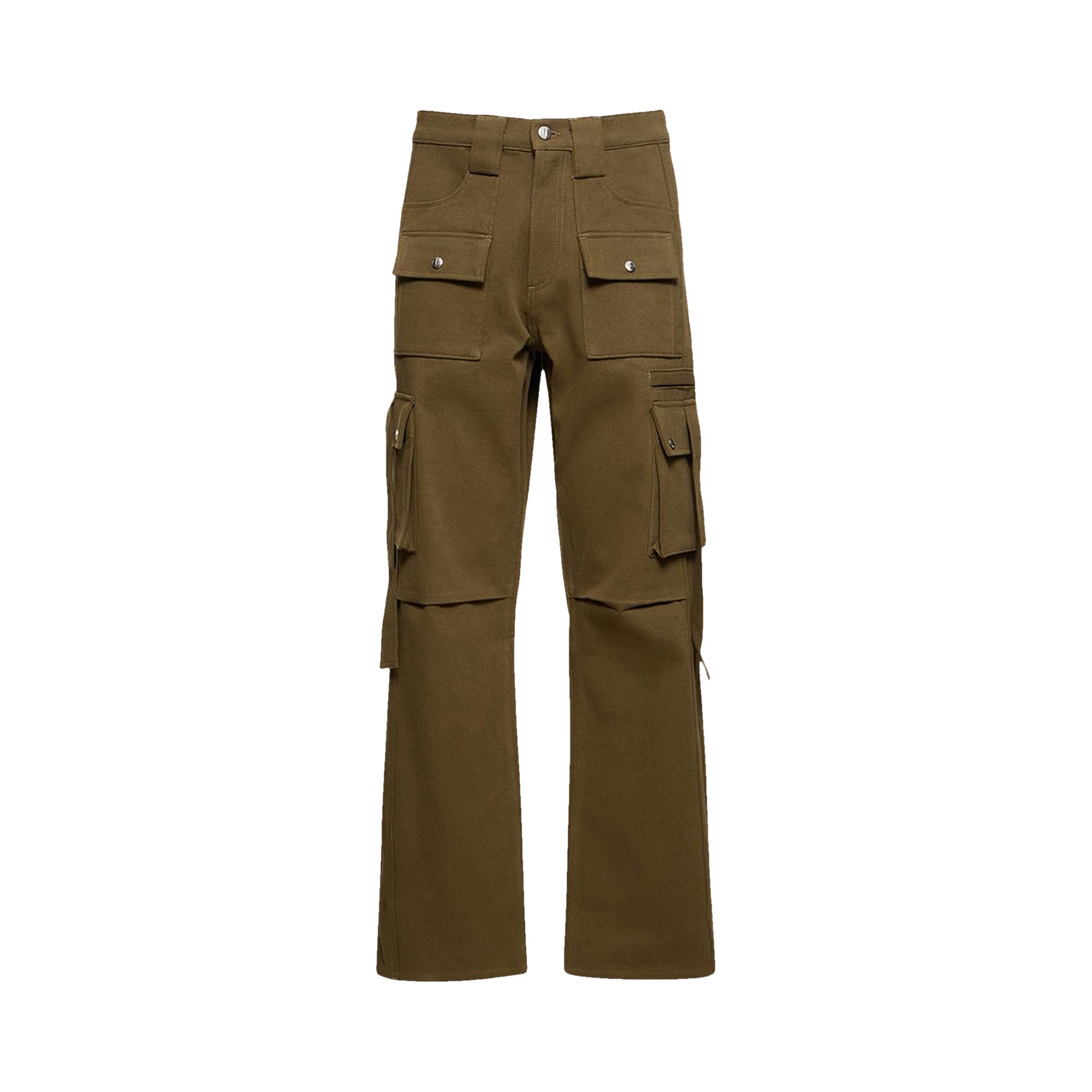 Pre-owned Rhude Amaro Twill Cargos 'olive' | Green | Men's Size Xxl