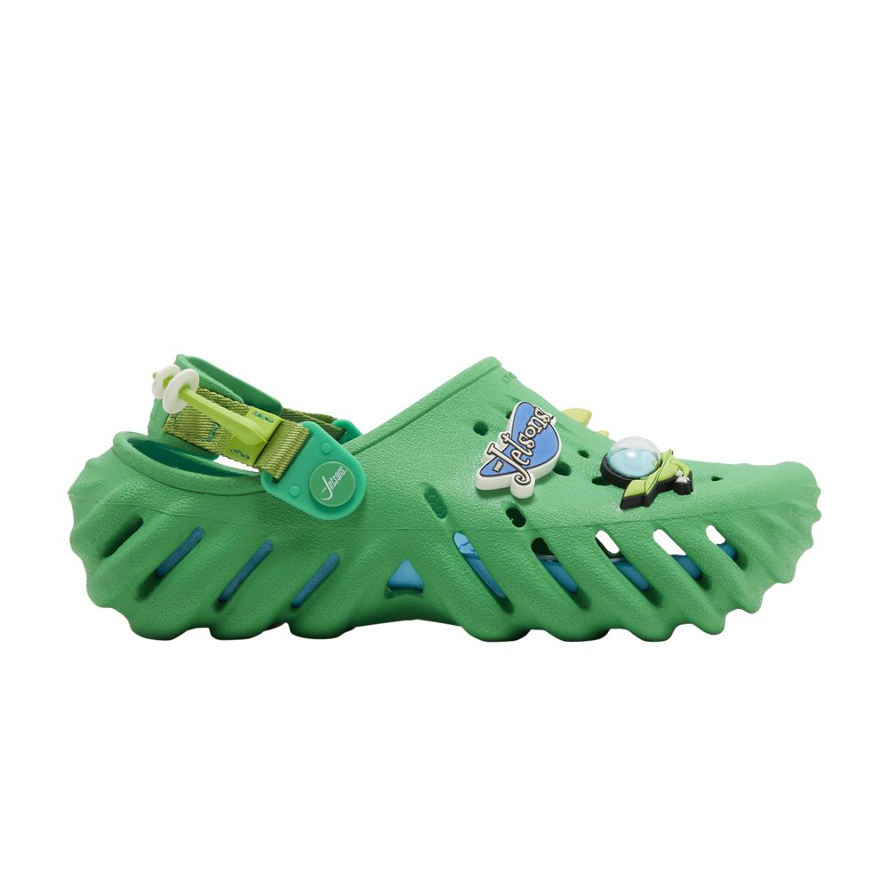 Pre-owned Crocs The Jetsons X Extra Butter X  Echo Clog Kids 'orbit City' | Green | Kid's Size 4