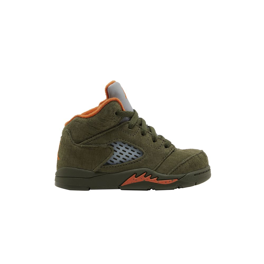 Pre-owned Air Jordan 5 Retro Td 'olive' 2024 | Green | Infant Size 3