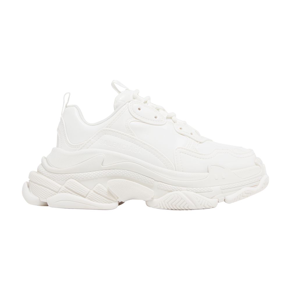 Pre-owned Balenciaga Wmns Triple S Sneaker 'white Rubber' | Women's Size 37