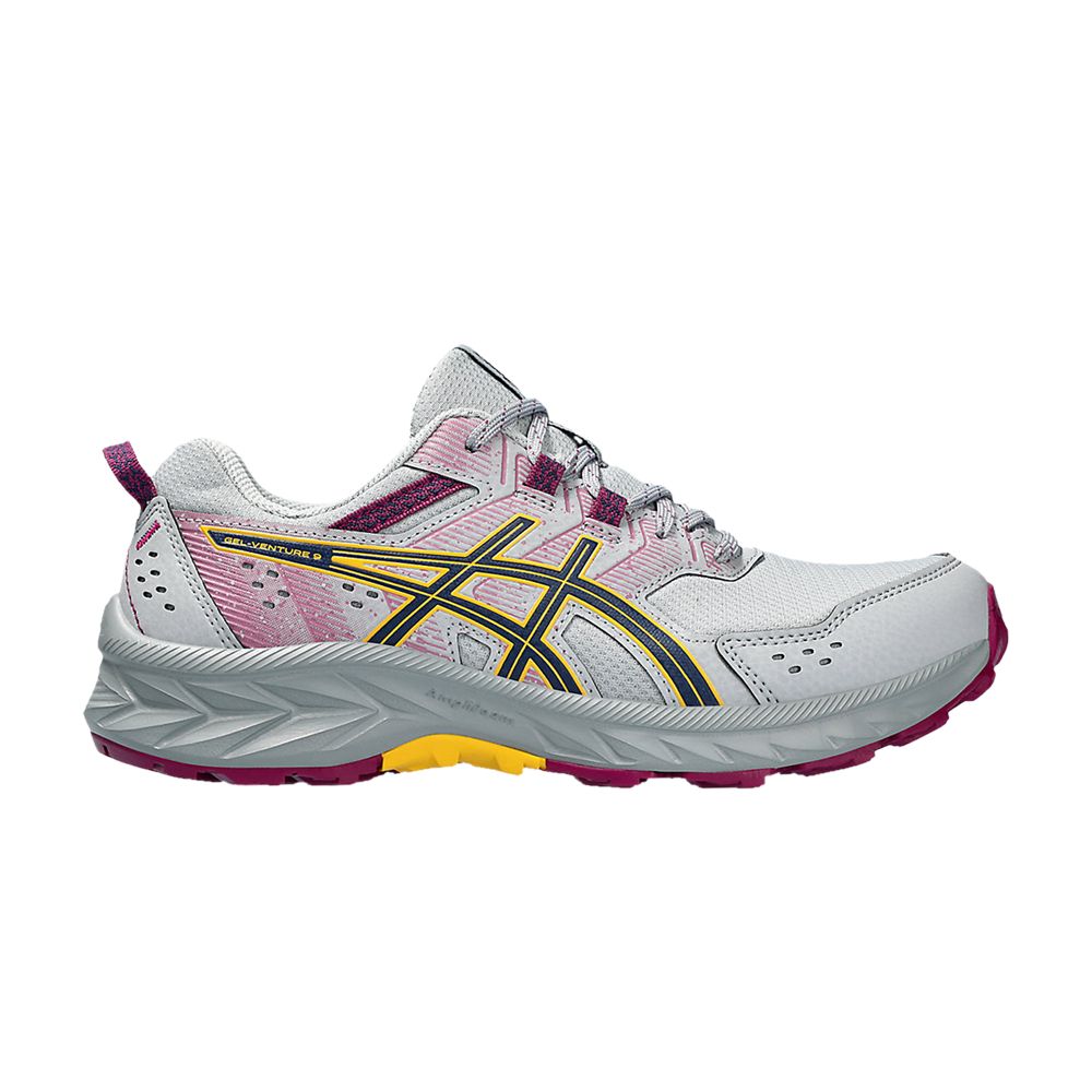 Pre-owned Asics Wmns Gel Venture 9 Wide 'piedmont Grey Fuchsia'