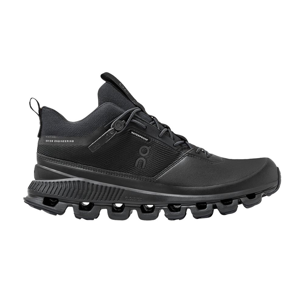 Pre-owned On Cloud Hi Waterproof 'all Black'