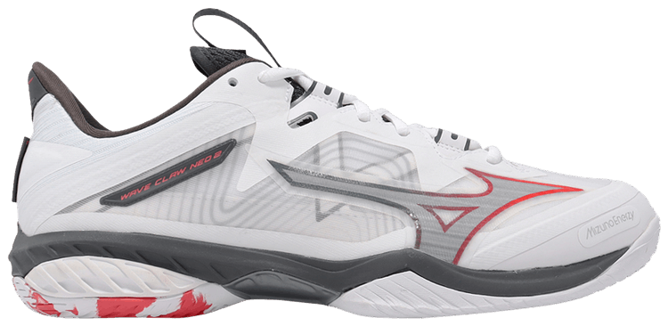 Mizuno Wave Claw Neo 2 Wide White Radiant Red Ebony
