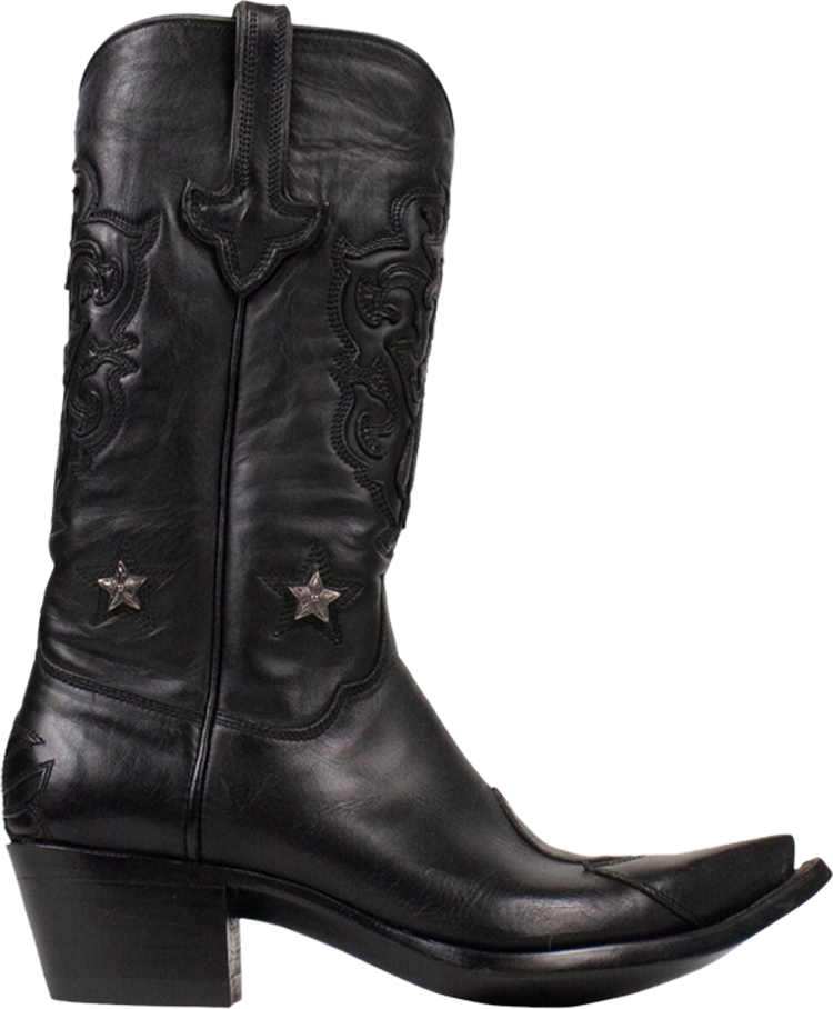 Chrome Hearts Western Cowboy Boot 'Black'