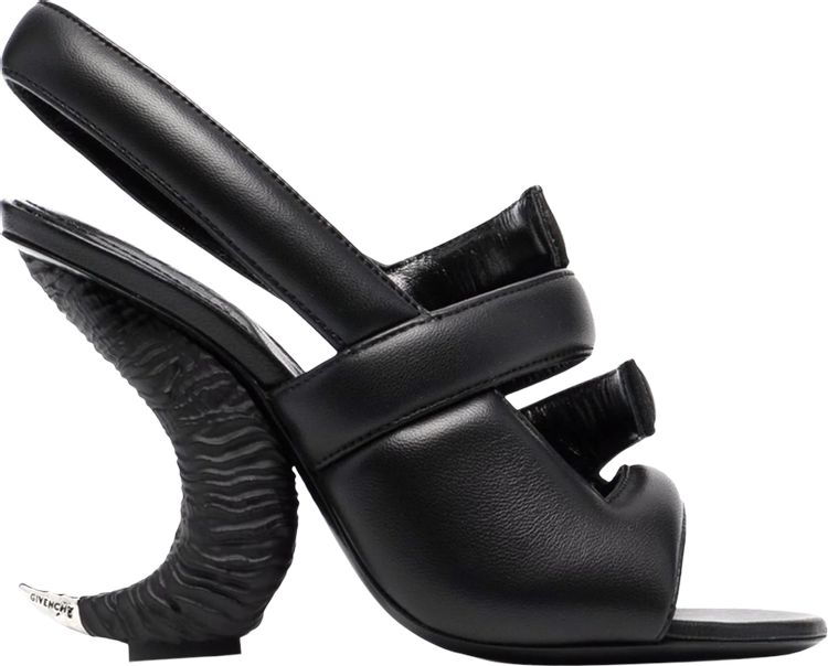 Givenchy Wmns Horn Slingback Heels 'Black'