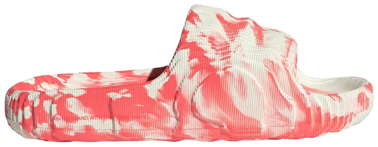 ★★Adairs★★ Adilette 22 Ivory Red IE5647 Buy Adilette 22 Slides 'Ivory Solar Red' - IE5647 | GOAT