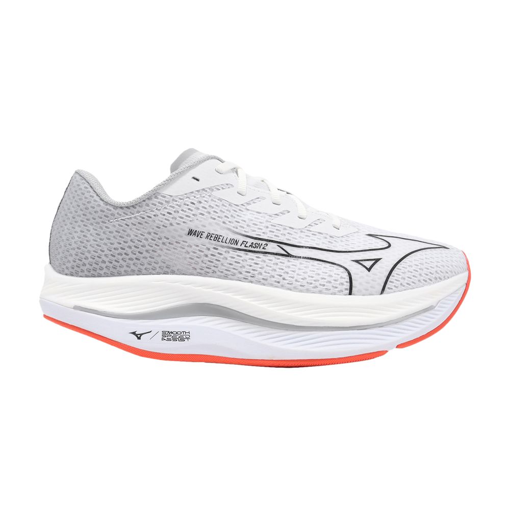 Pre-owned Mizuno Wave Rebellion Flash 2 'white Harbor Mist ' | Grey | Men's Size 12.5