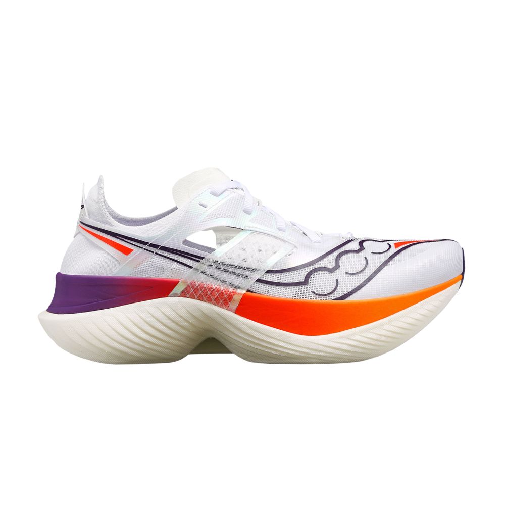 Pre-owned Saucony Endorphin Elite 'white Vizired'