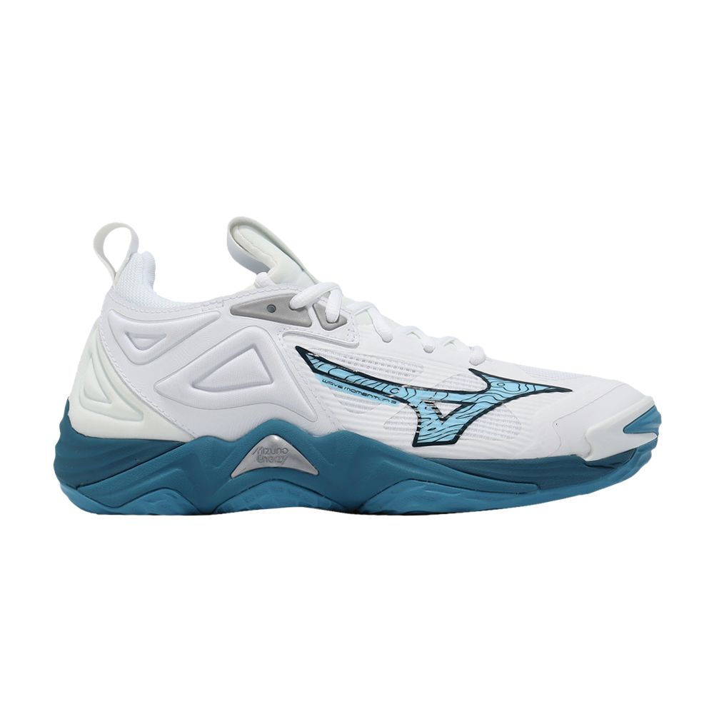 Pre-owned Mizuno Wave Momentum 3 'white Sailor Blue' | Men's Size 12