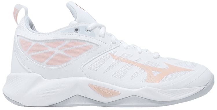 Mizuno Wmns Wave Dimension White Peach Parfait