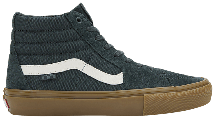 Black gum sk8 hi top