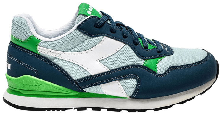 Diadora N92 Big Kid Legion Blue Classic Green
