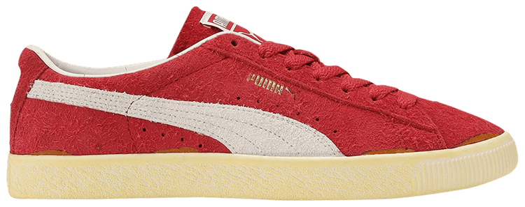 Puma Suede Warm White Club Red