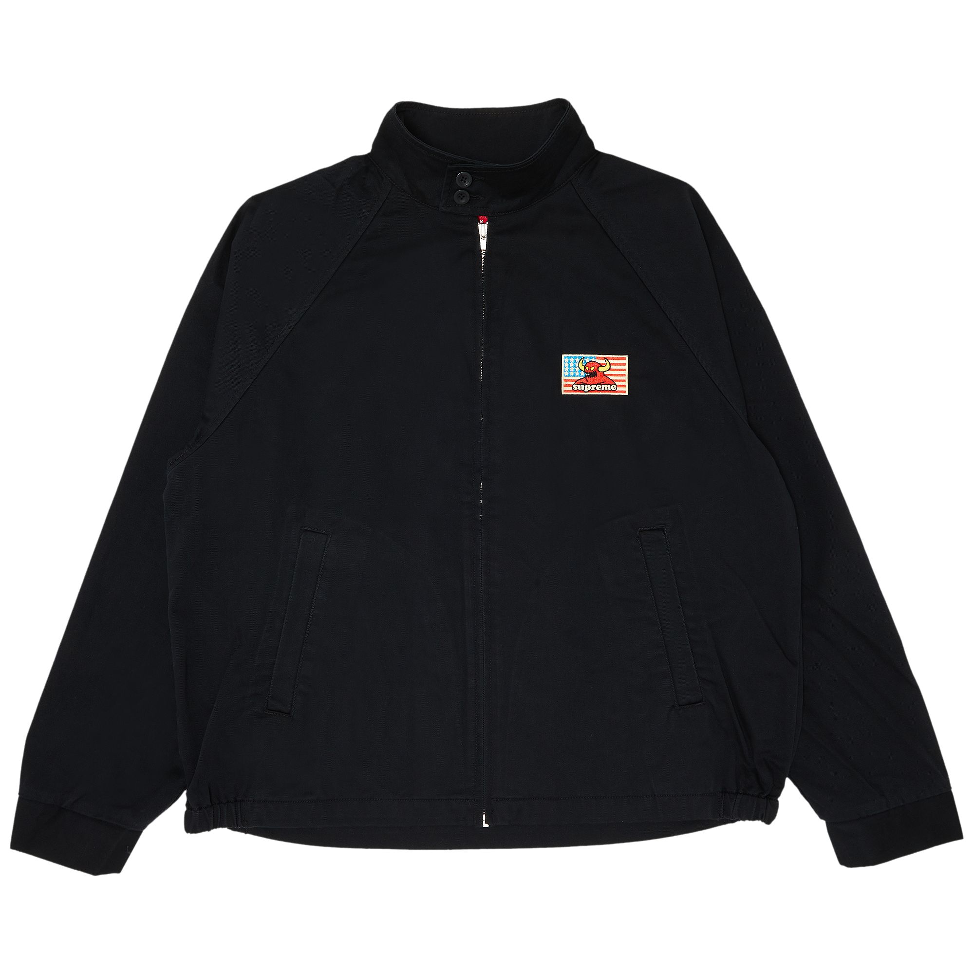 Supreme x Toy Machine Harrington Jacket 'Black' | Men's Size M