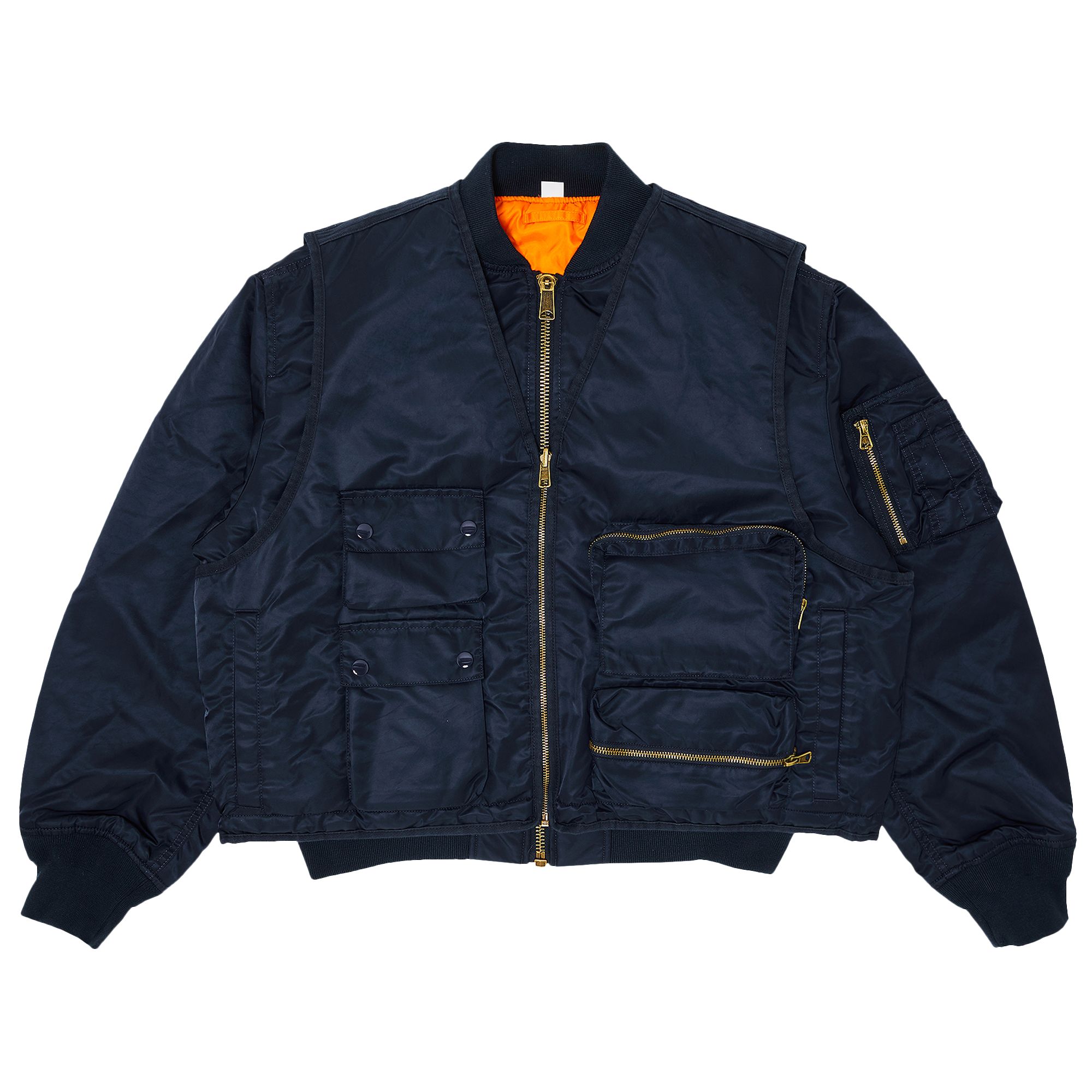 Supreme 2-In-1 MA-1 + Vest 'Navy' | Blue | Men's Size L