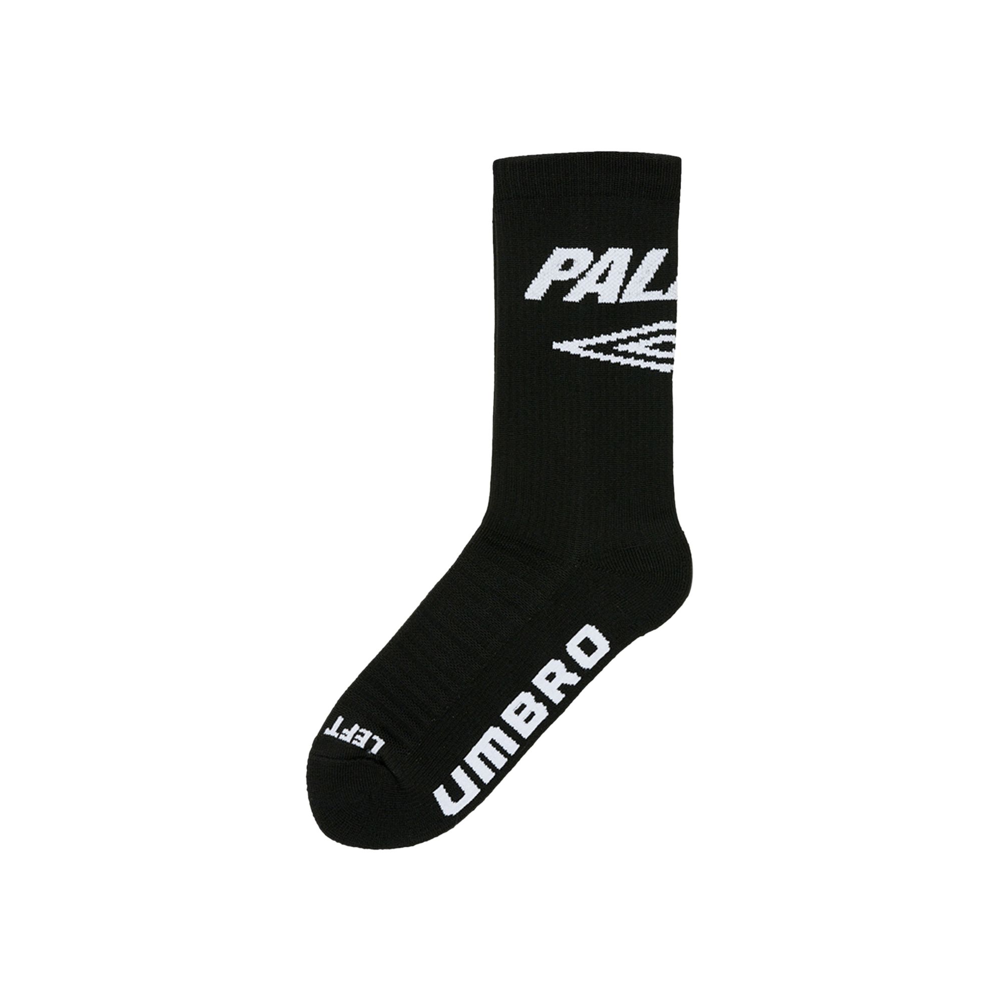 Pre-owned Palace X Umbro Training Sock 'black'