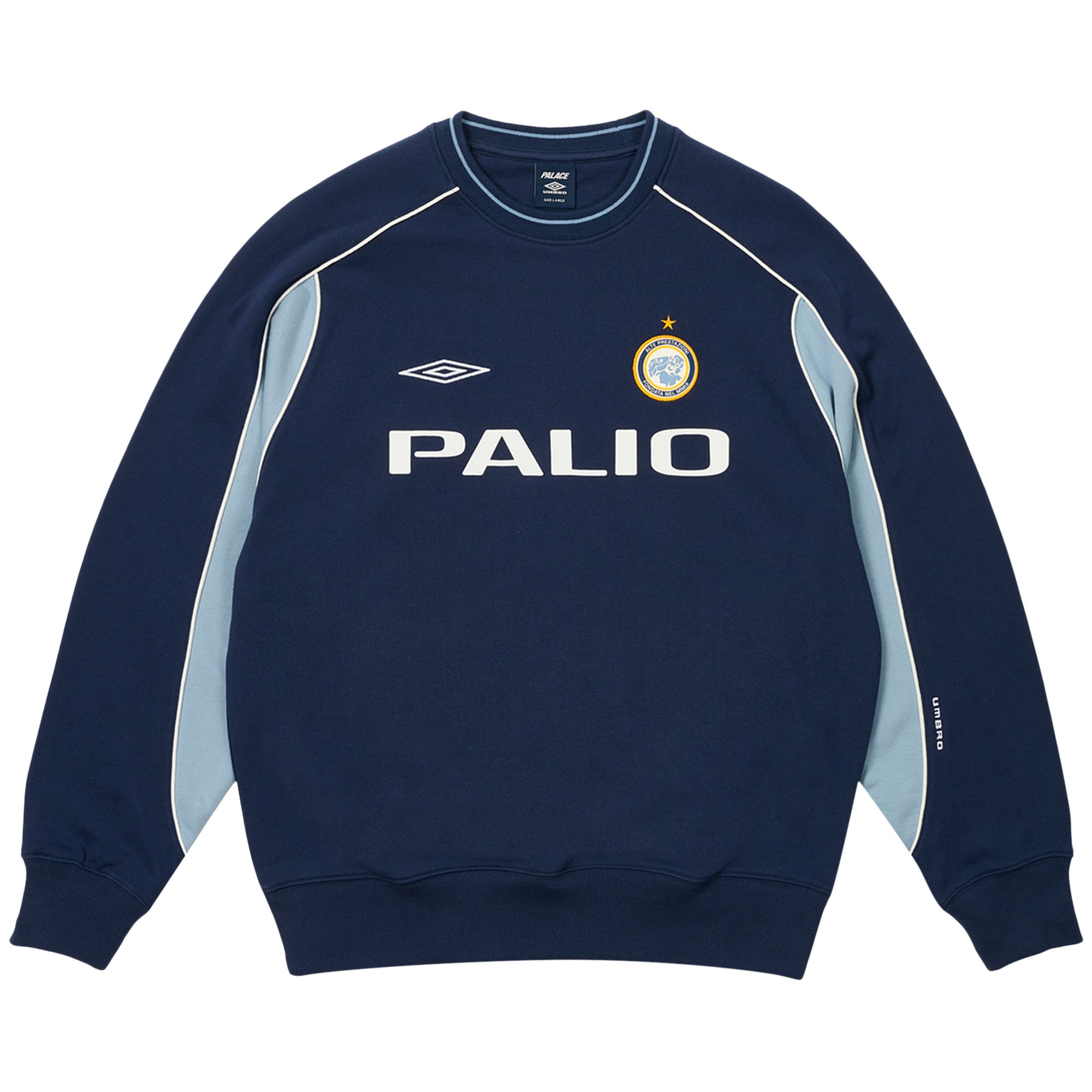 Palace x Umbro Warm Up Crew 'Blue' | Men's Size XL