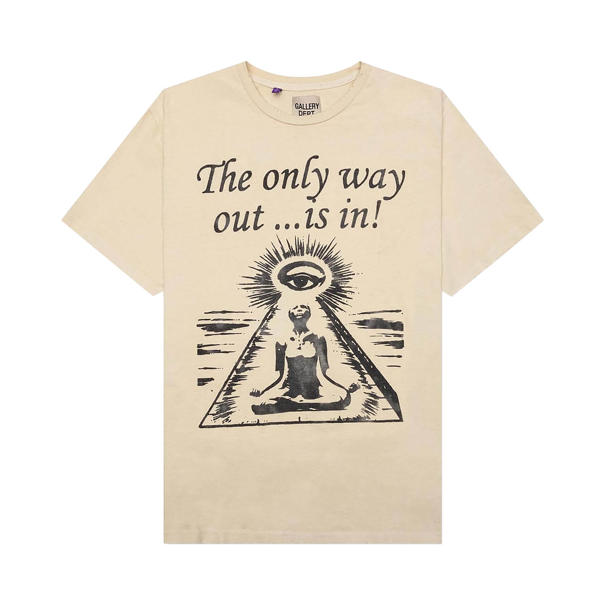 Pre-owned Gallery Dept. Only Way Out Tee 'antique White' | Men's Size M