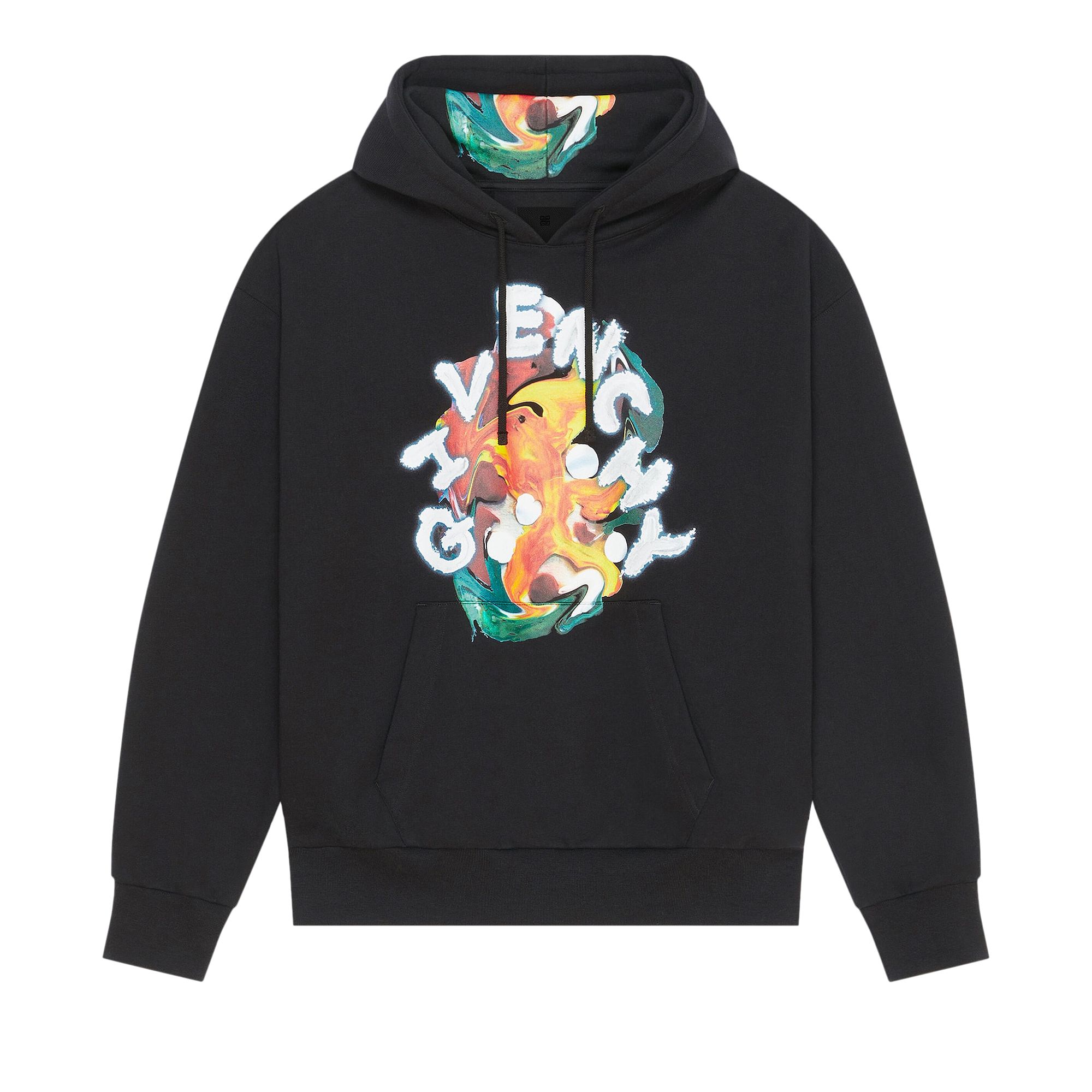 Givenchy Boxy Fit Hoodie 'Black' | Men's Size L