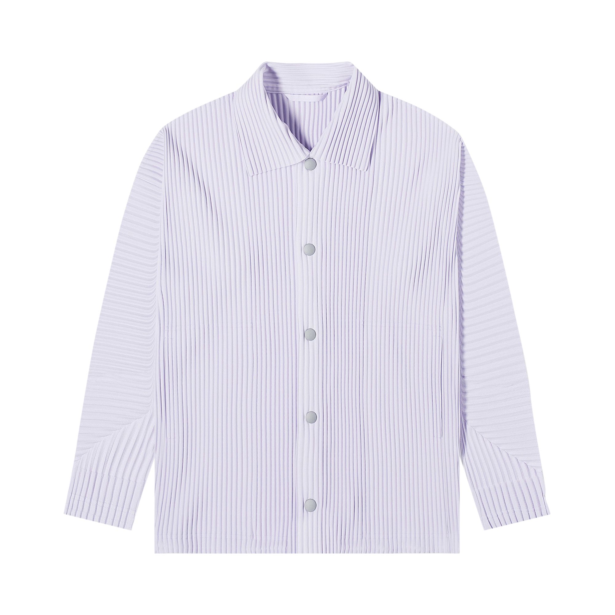Pre-owned Issey Miyake Long-sleeve Shirt 'soft Lavender' | Purple | Men's Size 2