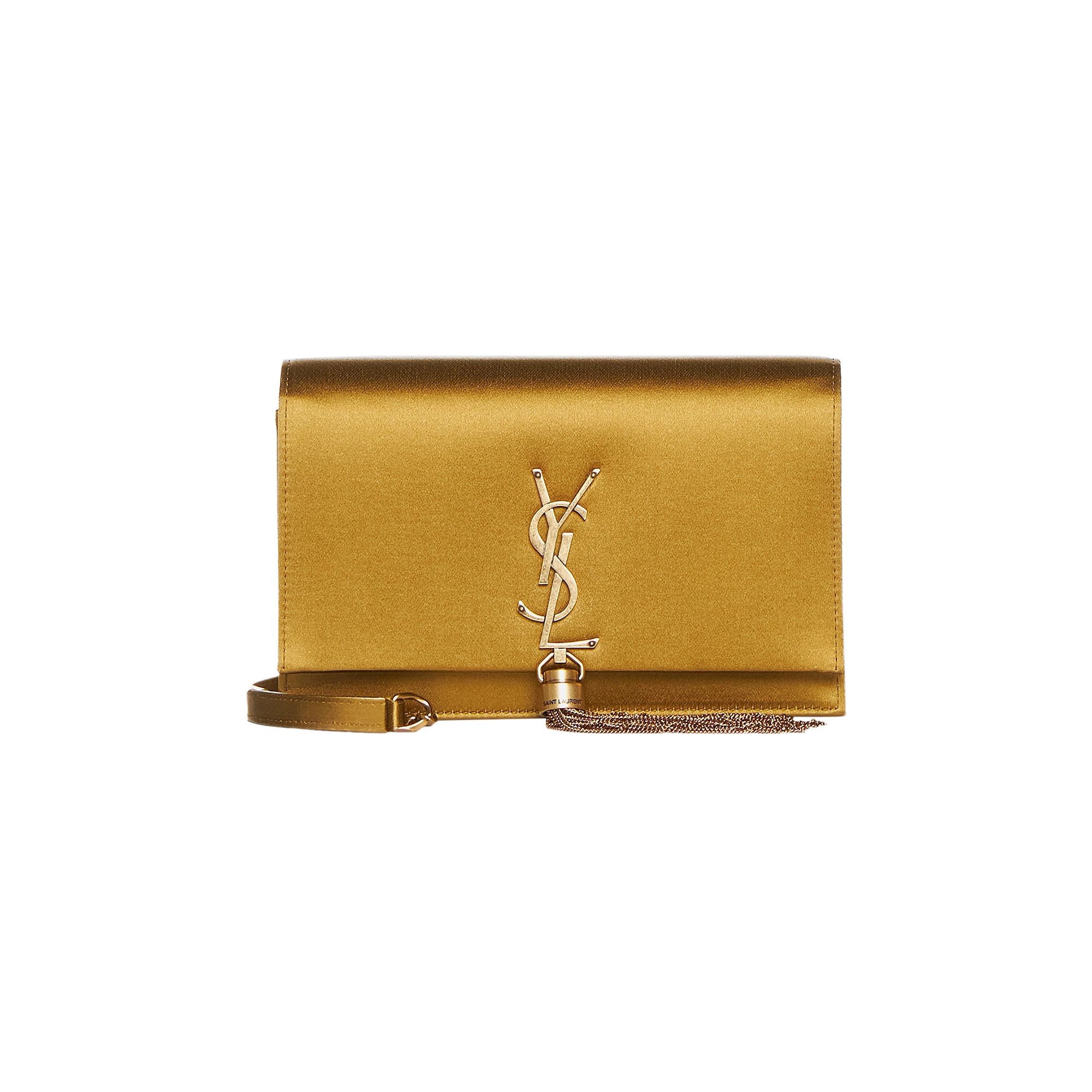 Saint Laurent Kate Tassel Chain Wallet 'Jungle' | Green | Women's Size Onesize