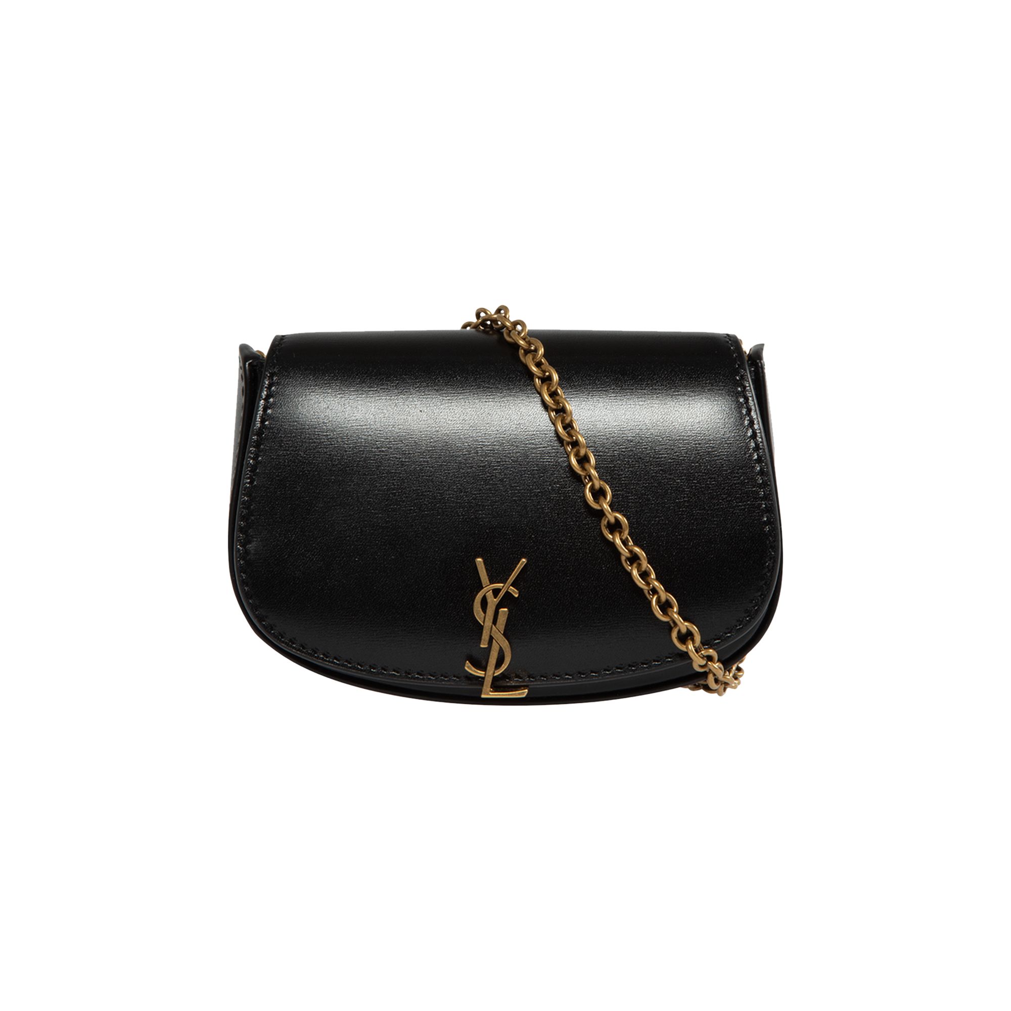 Saint Laurent Mini Purse On Chain 'Noir' | Black | Women's Size Onesize