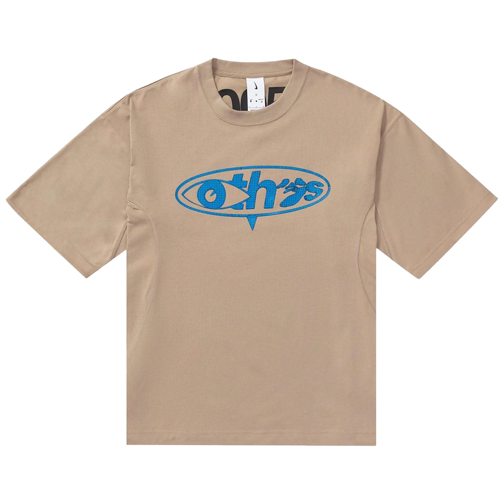 Pre-owned Nike X Off-white Grafiti T-shirt (asia Sizing) 'khaki' In Tan