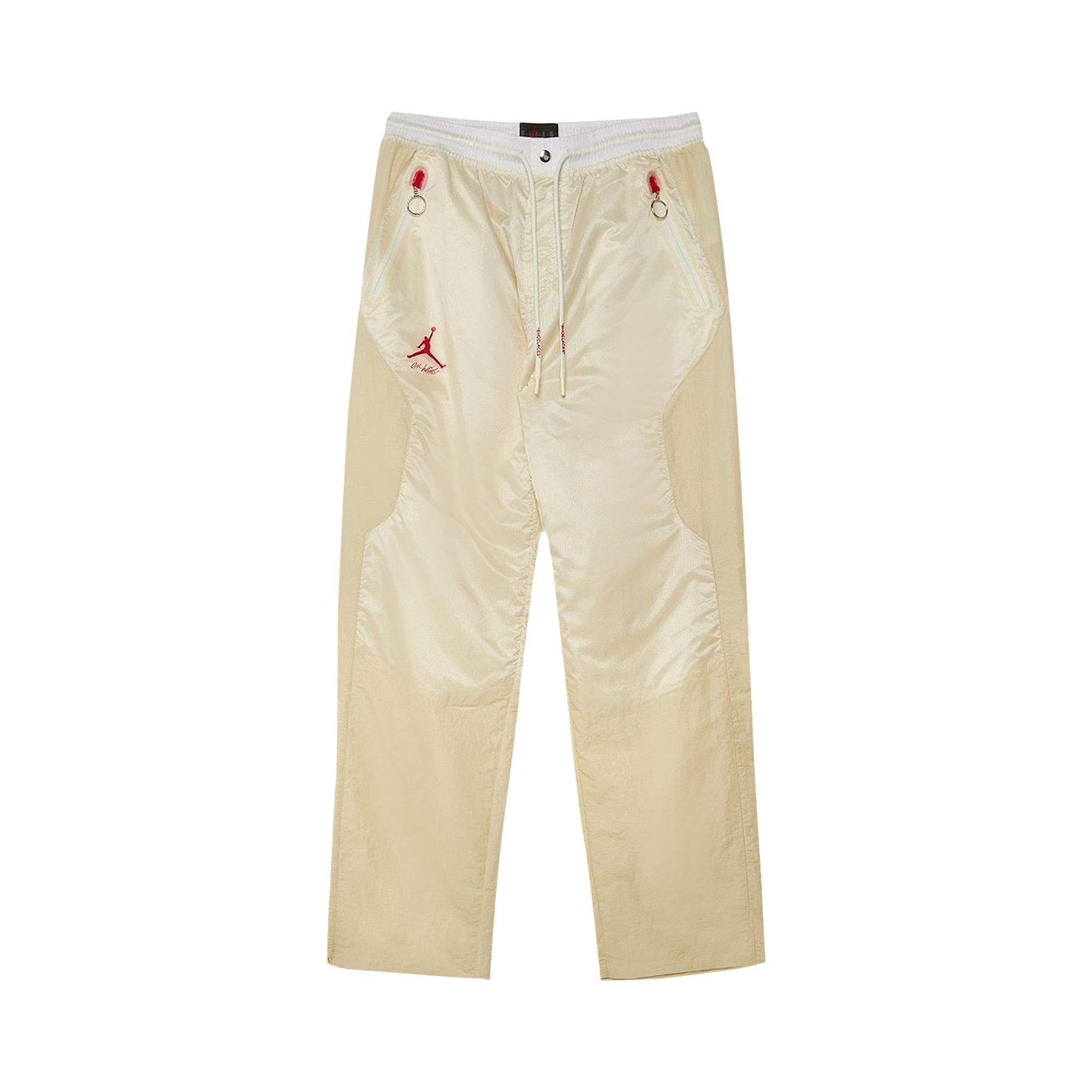 Air Jordan x Off-White Woven Pants (Asia Sizing) 'Fossil' | Cream | Men's Size S