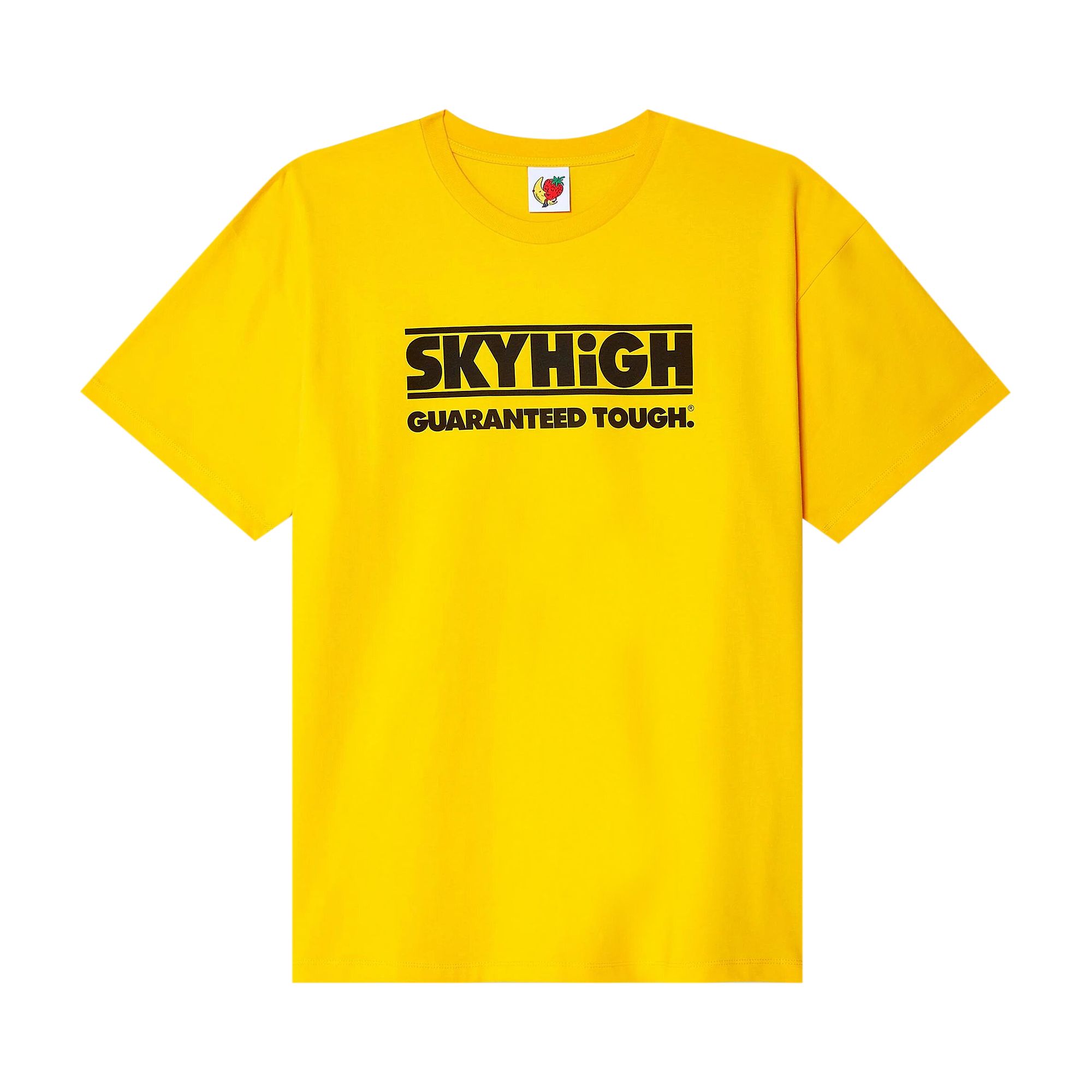 Pre-owned Sky High Farm Workwear Construction Graphic Logo Tee 'yellow' | Men's Size S