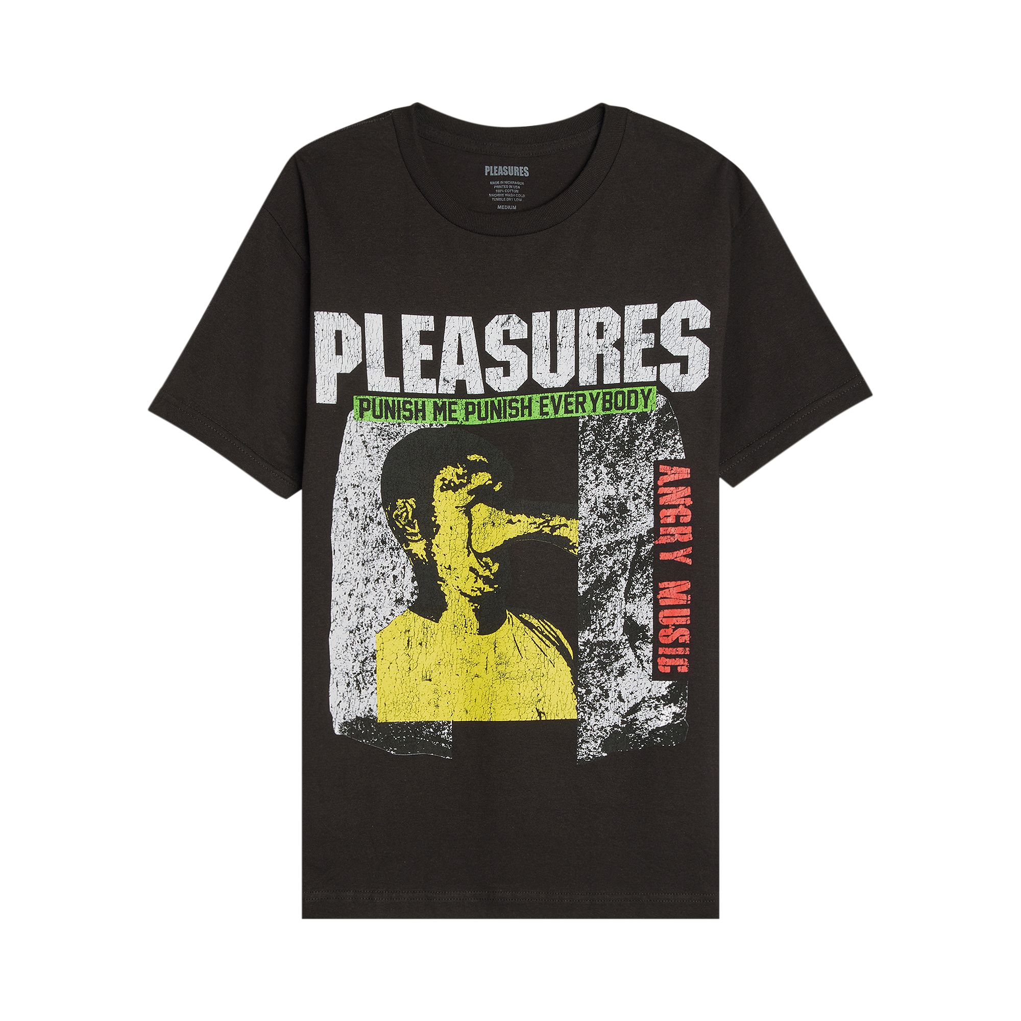 Pleasures Punish T-Shirt 'Black' | Men's Size XL