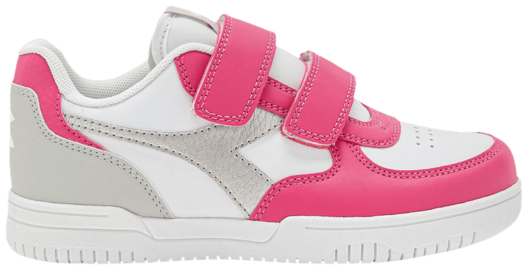 Diadora Raptor Low Little Kid Pink Yarrow Silver